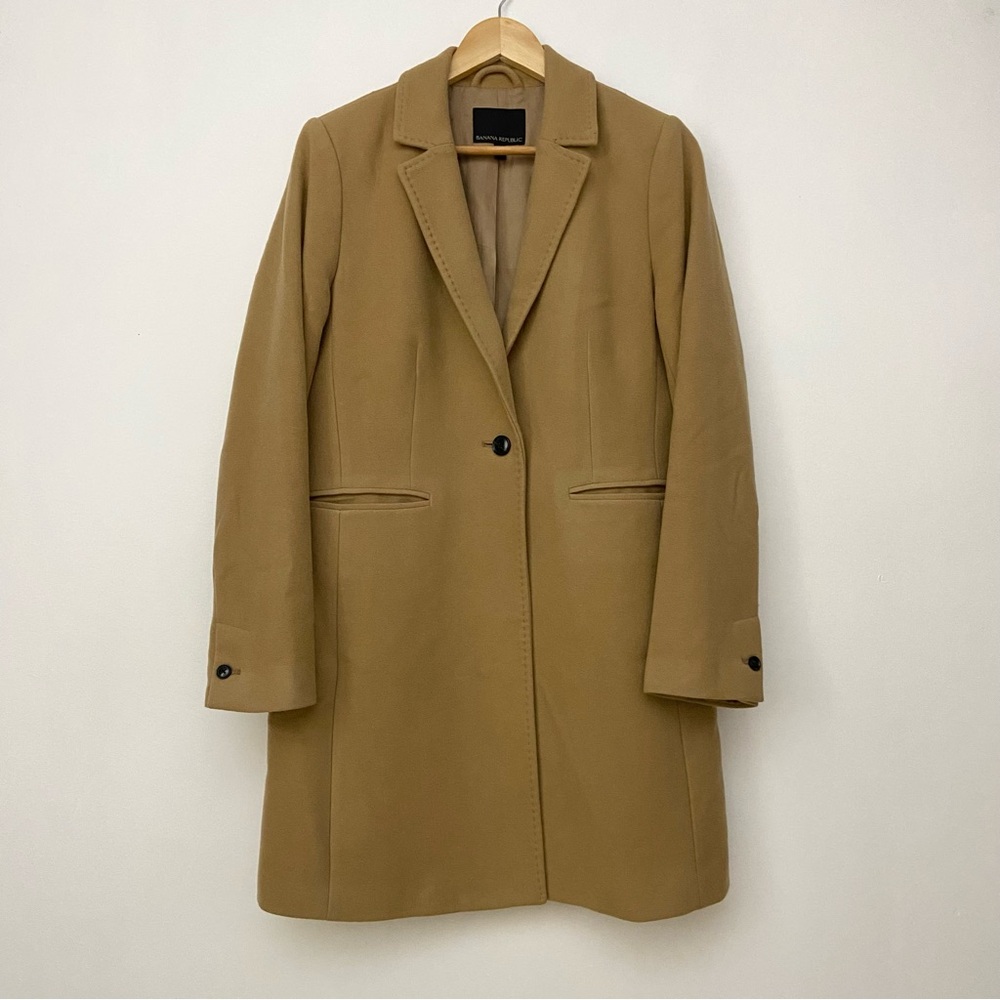 Women’s Banana Republic Tan Pea Coat